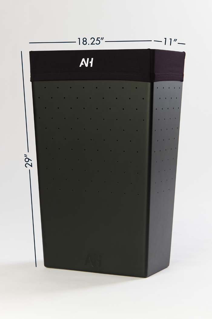 Active Hamper System for Moisture Absorbing Laundry
